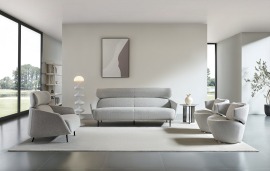 Мягкая мебель GS9002 grey & Кровать GC1705 dark grey